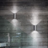 Ideal Lux Wandleuchte Look Alu, Eisen, Stahl & Metall Silber Chrom