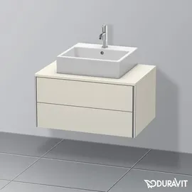 Duravit Waschtischunterschrank 2 Auszüge 80 x 40 cm Beige Matt