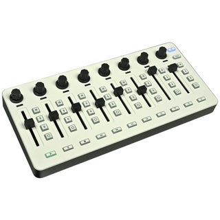 M-Vave SMC-Mixer – Kabelloser Bluetooth-MIDI-Controller/Mixer mit 8 Encodern, Batterie- und USB-betrieben
