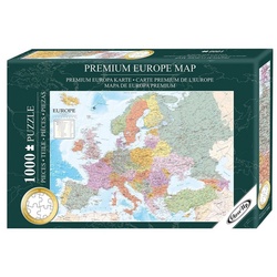 Close Up Spiel, »Europakarte Puzzle 1000 Teile Englisch 68 x 48 cm«