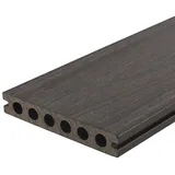 Fiberdeck WPC-Terrassendiele Premium RHK Dark grey - 500 cm