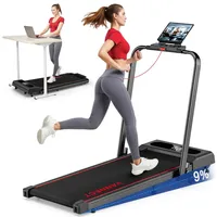 Jolauf VANNECT 1-12 km/h Klappbares Laufband mit 9% Steigung,