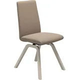 Stressless Stressless® Polsterstuhl »Laurel«, ROHLEDER Stoff Q2 FARON, Low Back, Größe M, mit schräggestellten Beinen in Eiche gekalkt, beige