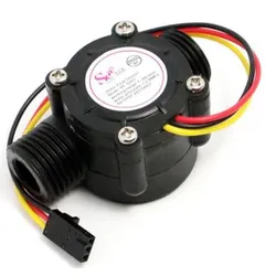 Seeed Wasserflusssensor G1/2 Hall-Effekt-Sensor, Flussbereich 1-30Lmin, 5-24V