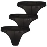 Olaf Benz String RED0965 Ministring (3-St) unterhose unterwäsche tanga schwarz XXL