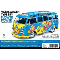 TAMIYA 300047453 1:10 RC VW Bus Type 2 T1 Flower Power