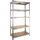 Tectake Schwerlastregal Metall 180 x 90 x 45 cm Silber