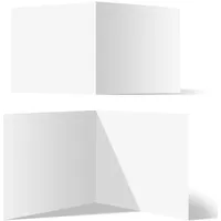 100 Blanko Klappkarten Quadrat 148 x 148 mm Bilderdruckpapier matt 300 g/qm Set Papier wählbar