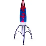 thumbsUp! Lavalampe Rakete blau & rot