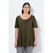 Ulla Popken Shirt in waldgrün | Gr.: 46-48