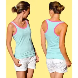 Tank Top Sommer Shirt Racerback Mandiri ♥ Gr. 34-46