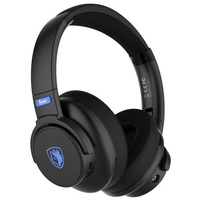 SADES Runner SA-202 Gaming Headset, schwarz, USB, kabellos, Stereo, Over Ear, Bluetooth 5.0, 2.2G, 3,5 mm