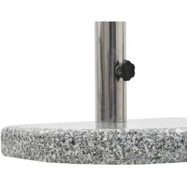 vidaXL Schirmständer Granit 10 kg Grau