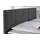 Home Affaire Boxspringbett HOME AFFAIRE "Portland", grau (anthrazit), B:108cm L:216cm, Strukturstoff-Bezug (100% Polyester), , Komplettbetten, Boxspringbett, in 3 Breiten, 3 Matratzenarten und 2 Härtegraden, incl. Topper