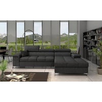 yourhouse24 Ecksofa Ricardo L-form Schlafsofa Wohnlandschaft Links Rechts Bettkasten