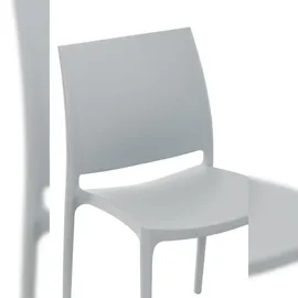 CLP Gartenstuhl Maya 44 x 44 x 81 cm grau