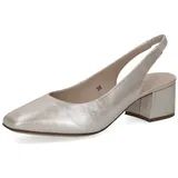 CAPRICE Slingpumps in TAUPE Metallic), | Gr.: 37