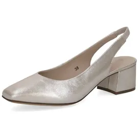 CAPRICE Slingpumps in TAUPE Metallic), | Gr.: 37