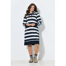 laurasøn Midikleid Marine/Weiß 40-42