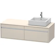 Duravit Waschtischunterschrank 2 Auszüge 140 x 42,6 x 55 cm Taupe Matt