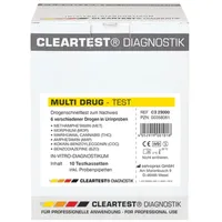 Servoprax Cleartest Multi Drug Drogentest 6-Fach-Kassetten