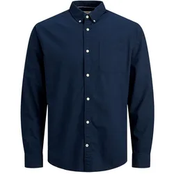 Jack & Jones Herren Freizeit Hemd JJEOXFORD Slim Fit Blau M