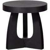 Woood Beistelltisch Tala schwarz ¦ Maße (cm): H: 45 Ø: 45