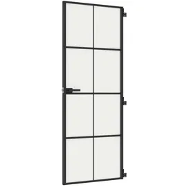 vidaXL Innentür Schlank links 76 x 201,5 cm schwarz