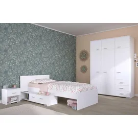 Parisot Stauraumbett Galaxy 16 90 x 200 cm weiß