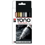 Marabu Acrylmarker YONO Marker set metal 4pcs 1 50-3 0mm