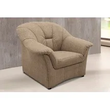 DOMO collection Sessel Papenburg Kunstleder 99 x 84 x 82 cm Braun