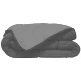 poyet motte made in france Poyet Motte Calgary Bettbezug Polyester Stahl/Silber, Polyester, Acier/Argent, 260x240x1 cm
