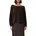 Flauschiger Relaxed-Fit-Pullover mit U-Boot-Ausschnitt Braun 38