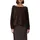 s.Oliver Flauschiger Relaxed-Fit-Pullover mit U-Boot-Ausschnitt Braun 38
