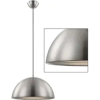 GLOBO Hängelampe Pendelleuchte 1 flammig Pendellampe Deckenleuchte Wohnzimmerlampe, Aluminium,
