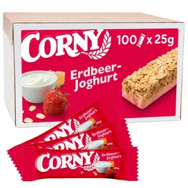CORNY Classic Erdbeer-Joghurt Müsliriegel 100 Riegel, 100 St.