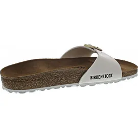 Birkenstock Madrid Birko-Flor Lack schmal patent white 41