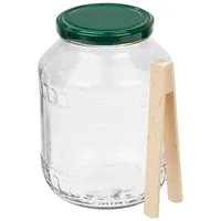 Childhome HI Gurkenglas m.Zange 2650ml, Einmachgläser, Transparent