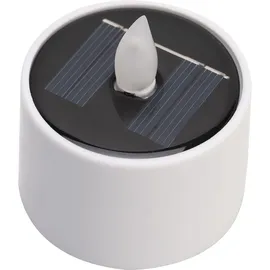 casativo-lighting 4er-Set Solar-LED-Teelichter 11,0 cm inkl. Dämmerungssensor weiß