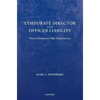 Oxford University Press Corporate Director and Officer Liability