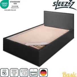 sleezzz Basic Nadelfilz Matratzenunterlage 100 x 200 cm, Matratzenschoner zum Auflegen aufs Lattenrost, Weiß