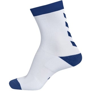 hummel Element Indoor Sport 2 Pack Socken, WHITE/TRUE BLUE, 46 EU