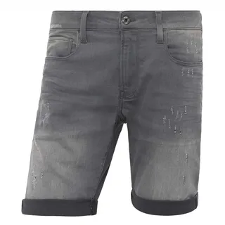 G-Star 3301 Slim 1/2 Kurze Jeans Light Aged Destroy 30