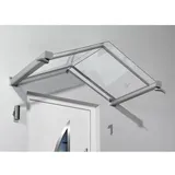 Gutta Giebelvordach GV/T 200 x 90 cm edelstahl/klar