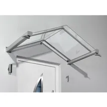 Gutta Giebelvordach GV/T 200 x 90 cm edelstahl/klar