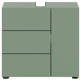 xonox.home Waschbeckenunterschrank Vira 60 x 57 cm Grün