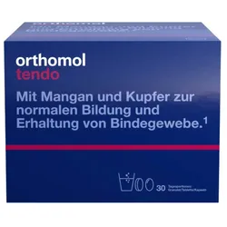 Orthomol Tendo - für normale Bildung und Erhalt von Bindegewebe Mikronährstoffe, Mangan Kupfer Granulat/Tablette/Kapseln Kombipackung 30 St 30 St Kombipackung