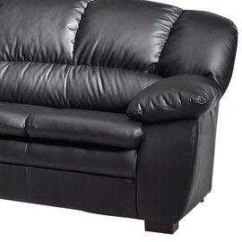 Mivano Mid.you 3-Sitzer-Sofa, Schwarz