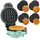 Lehmann Mini Waffeleisen 4-in-1 Mintgrün