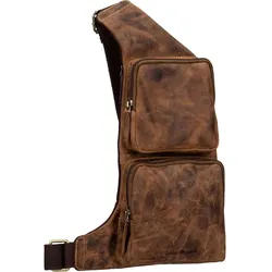 Greenburry Rucksack Vintage 1543 Bodybag Rucksäcke   Braun 